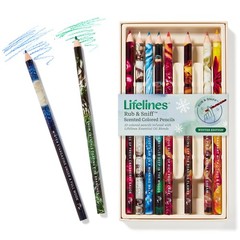 Lifelines Scented Colored Pencils, 10-Pack Winter – Rub & Sniff Color Pencils…