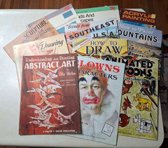 Walter T Foster Art Books Lot Vintage Instructional How to Paint Draw Grumbacher
