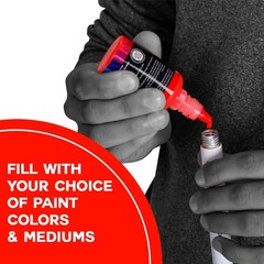 36 Empty Fillable Blank Paint Touch Up Pen Markers, Fill Acrylic, Oil Base, Auto