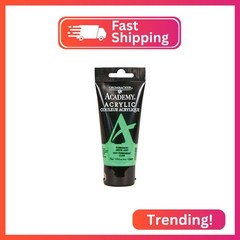 GRUMBACHER Academy Acrylic Paint Size: 254 oz, Permanent Green Light (C162P)