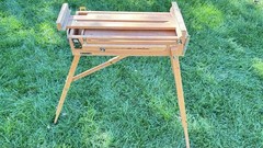 Mabef Italian Made French Style Field Easel Paint Box w/ Estate Provenance