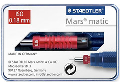 Staedtler Mars Matic 750 M018 Drafting Point – 0.18 mm From Japan