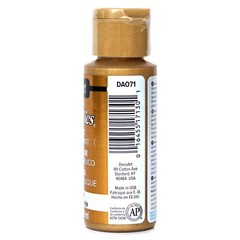 DecoArt DM-DA071 Dazzling Metallics 2 Fl Oz (Pack of 1), Glorious Gold