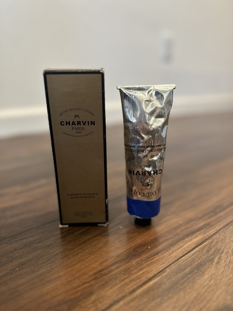 CHARVIN Paris 150ml Oil Paint Red Cobalt Blue Hue ￼ Made in France