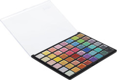 Metallic Watercolors Set – 48 Vibrant Metallic Half Pans in Travel Case – Pro…