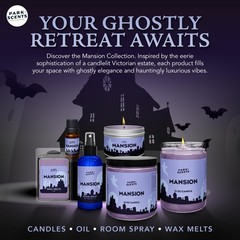 Park Scents Mansion Candle – Theme Scented Candles for 8 oz. Tin, Purple