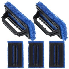 5Pcs Abrasive Scrub Pad With Grip Handle Silkscreen Printing Mesh
