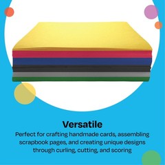 Construction Paper, 9 x 12 Inches, Assorted Colors, 500 Sheets