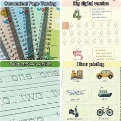 Magic Grooved Handwriting Practice Book for Kids 3-5 Years | Tiny Thinkers Reusa