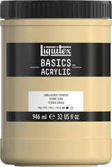 BASICS Acrylic Paint, 118Ml (4-Oz) Tube, Titanium White
