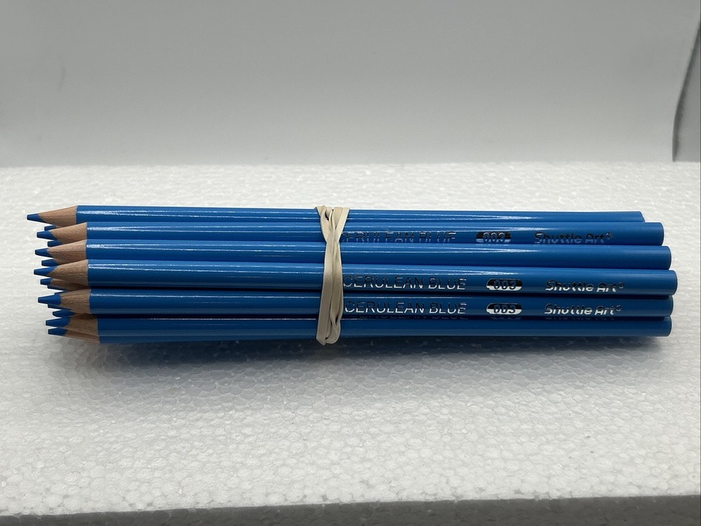 (20 COUNT) CERULEAN BLUE 003 – Shuttle Art Colored Pencils