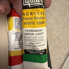 Vintage Permanent Pigments Liquitex Acrylic Artist’s Color 3 Tubes Polymer