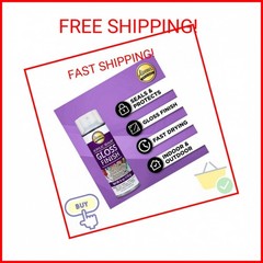 Aleene’s 26412 Spray Gloss Finish, 6 Oz Acrylic Sealer, Original Version, Clear