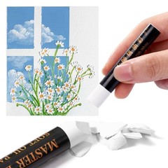 LIGHTWISH White Oil Pastels – 1 Count (Pack of 1), Color(12 Sticks)