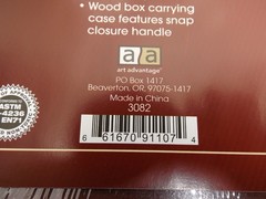 Art Advantage 🎨Deluxe Multi Media Art Set Wood Case 82 pcs & 10 BONUS brushes !
