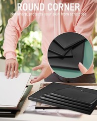 Nicpro 11″x17″ Art Portfolio, 30 Pockets Display 60 Pages 11×17″, Black