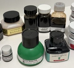 Calligraphy Ink Lot Drawing Ink Speedball Yasutomo Ecoline Zig misc.