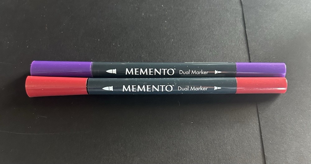 2 New Memento Dual Markers (290)