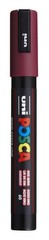 uni POSCA PC-5M Water-Based Paint Markers, 1 Count (Pack of 1), Red Wine