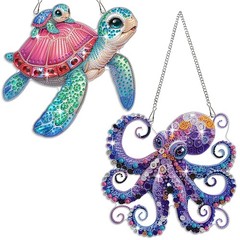 Muzagroo Art Diamond Kits for Adults, 5D 9.5 inches x inches, Octopus