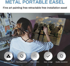 Art Easel Stand for Painting and Sign – 17 to 66 Inch Adjustable