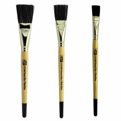 AS-190 Soft Ox Hair Wash/Glaze Brush Set 3 pcs