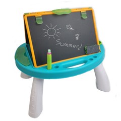 For Kids Boy Girl Painter Double Faced Drawing White & Black Board Easel Gift