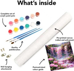 Mrnsiet Paint by Numbers Kit for Adults Beginners, Waterfall MT22322-US