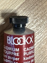 BLOCKX Cadmium Purple Pourpre Purper Oil Color 35ml New Old Stock Vintage 23.825
