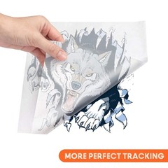 Transfer Paper Tracing – PSLER Translucent on Artist 200, Transparent