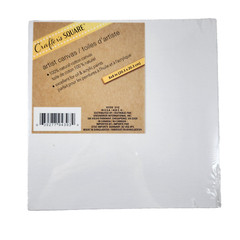 Crafter’s Square Artist Canvas 8×8″ Inches 100% Natural Cotton Canvas