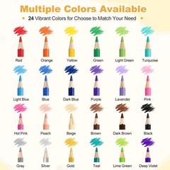 50Pcs Mini Colored Pencils 3.5 Inch Coloring Pencils with Extender, Sky Blue