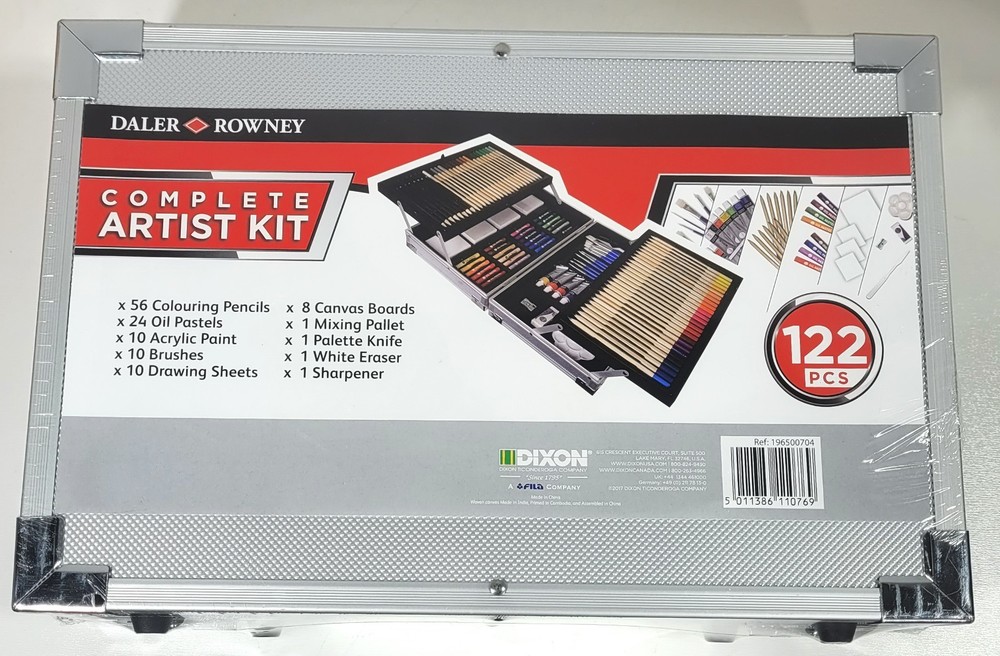 Daler-Rowney Simply Complete Art Essentials Set -122 Pieces