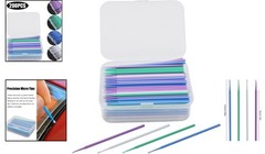 Ergonomic 200 Pcs Micro Paint Brushes – Ideal for Automotive & DIY Repairs
