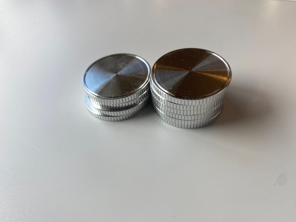 Aluminum Coin Blanks – 1 1/4 ” x 1/8″ – American Made – Machined Finish