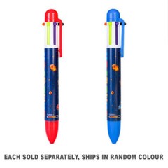 6 in 1 Multi Coloured Pen Awesome Vibrant Colour Quality 1 Piece Random Style