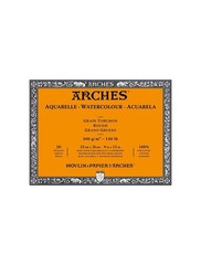 Arches Watercolour Paper Pad Grain Torchon Rough 300gsm-140lb 20 Sheets 9x12in