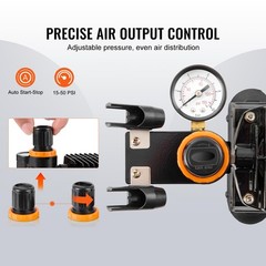 VEVOR Airbrush Kit, Professional Big-Professional, Black-airbrush Set