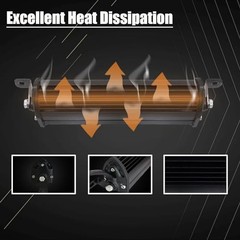 12 Inch Slim LED Light Bars for Truck, 12V 24V 120W 10000lm 12 Inch 2 Pack