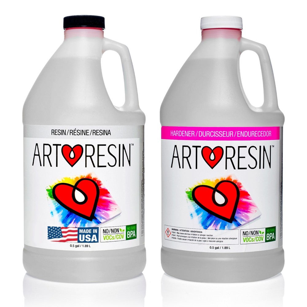 ArtResin 1 gal Kit – High-Gloss Finish for Artistic Creation