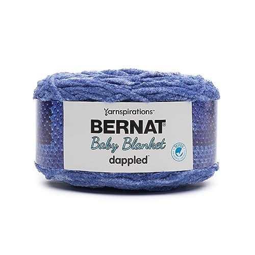 Bernat Baby Blanket Dappled Wandering Blue Yarn 300g Super Bulky 220 Yards