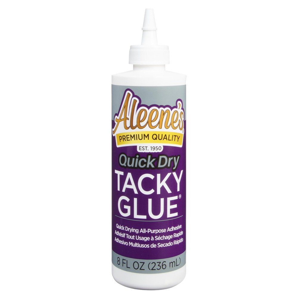 Aleene’s AR7-10 17843 Quick Dry Tacky Glue, 8 oz., Multicolor
