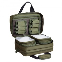 Range Bag for 2 Pistols Tactical Gun Bag 2 Built-in Pistol Bags GreenRange B…