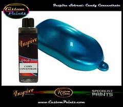 Inspire Candy CONCENTRATE Blue 4oz (SOLVENT), CUSTOM PAINT, ARTIST, Low Rider
