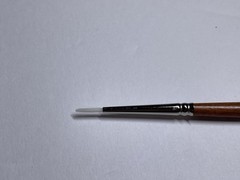Floquil 882 Silver Fox Round Artist Paint Brush 688200 #0 Hobby Unused