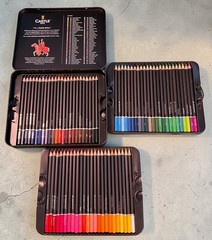 Castle Art Supplies 72 Watercolor Pencils Set, Vibrant Pigments for Blending,…