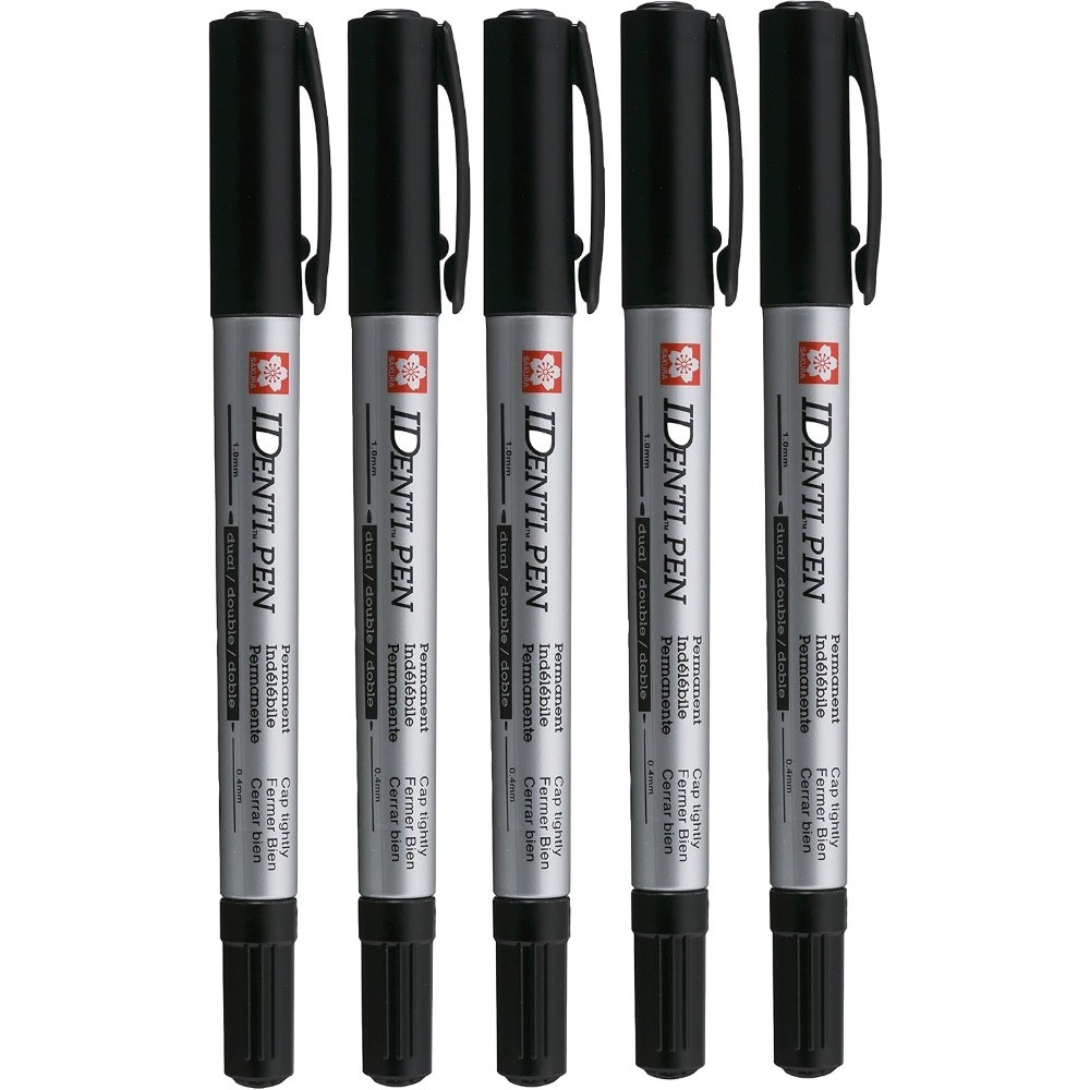Identipen Marker (Black) 5 pcs (44101)