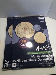 2 Pkgs Pacon Art1st Lightweight Textured Manila Paper 50 Sheets Ea 12×18 Sealed
