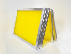 6pcs Pre-stretched Screen Frame 10″x 14″ Inner Size with 305 mesh Yellow Screen