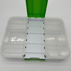 Crayola Marker Storage Case White Green Clear Plastic Organizer